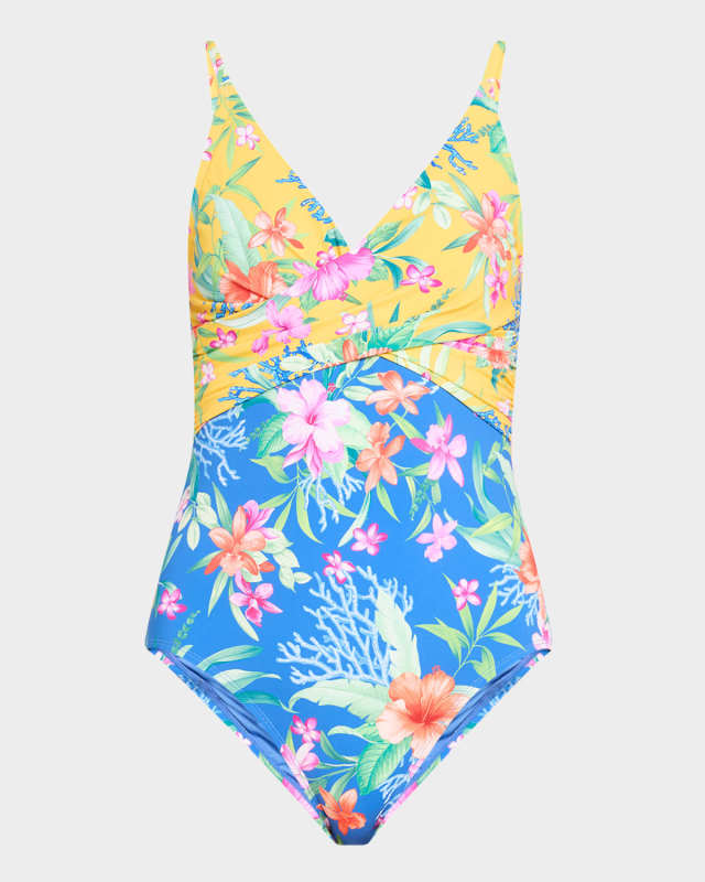 Isola Vita Twist-Front One-Piece Swimsuit